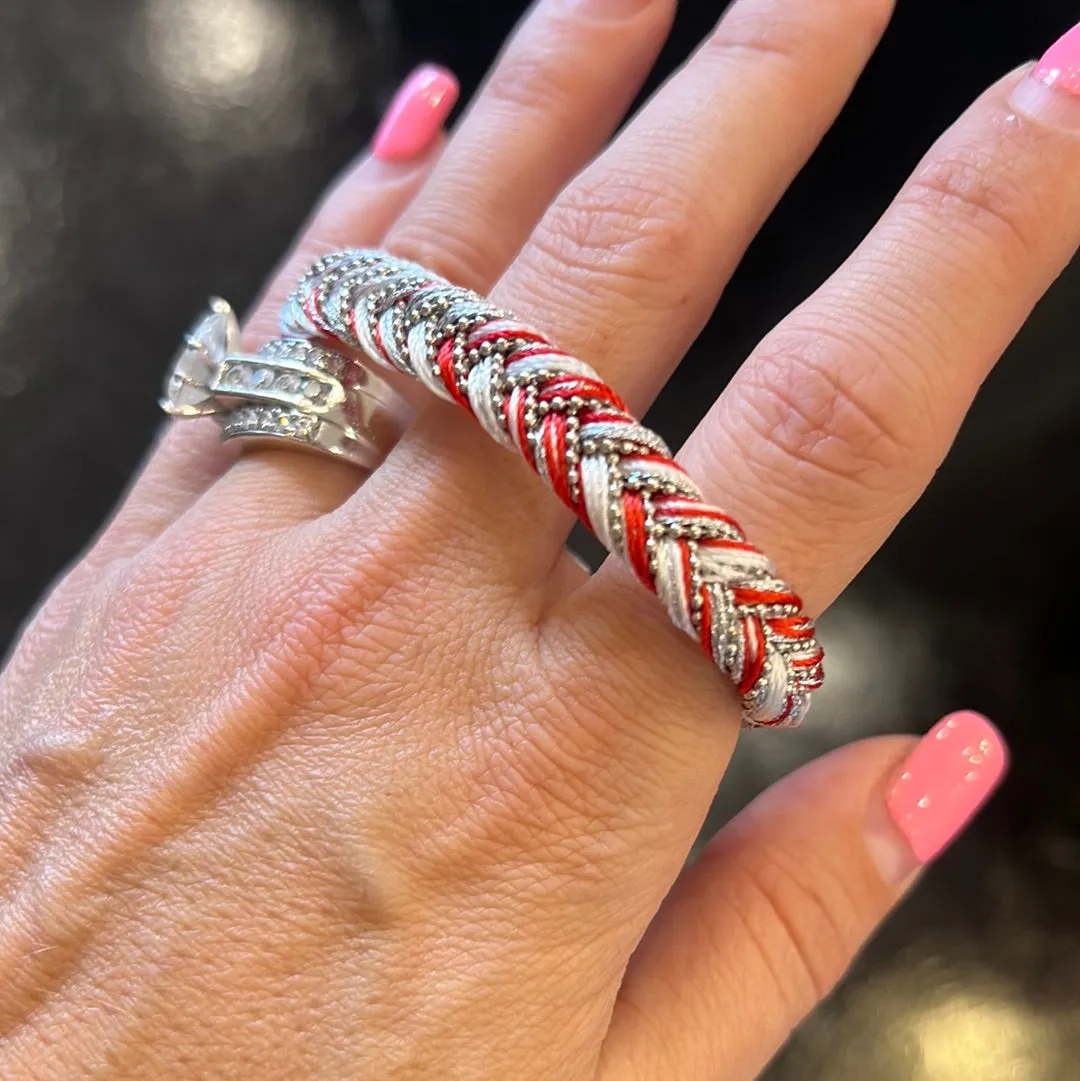 Braided Gameday Cuff Bracelet