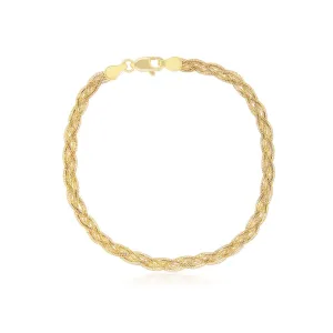 Braided Matte Herringbone Bracelet
