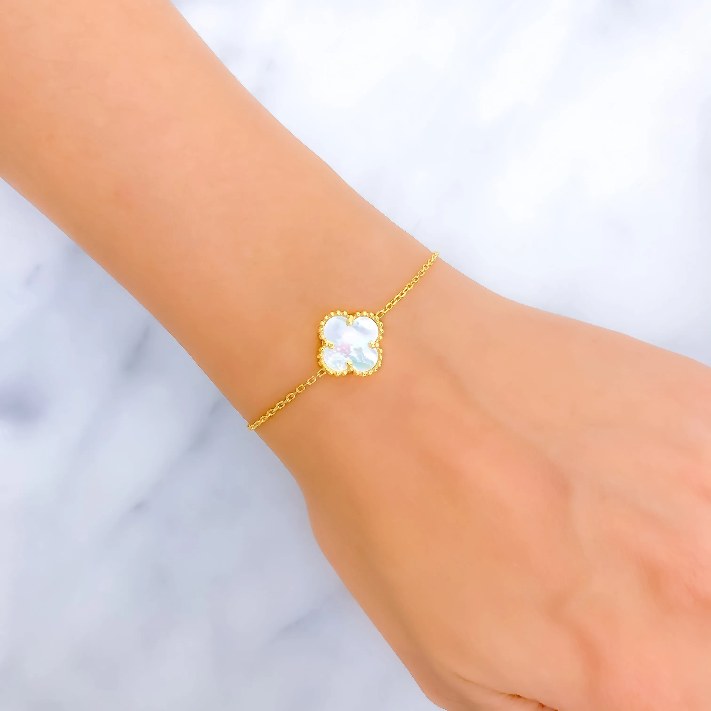 Brilliant Stylish 21k Gold Bracelet