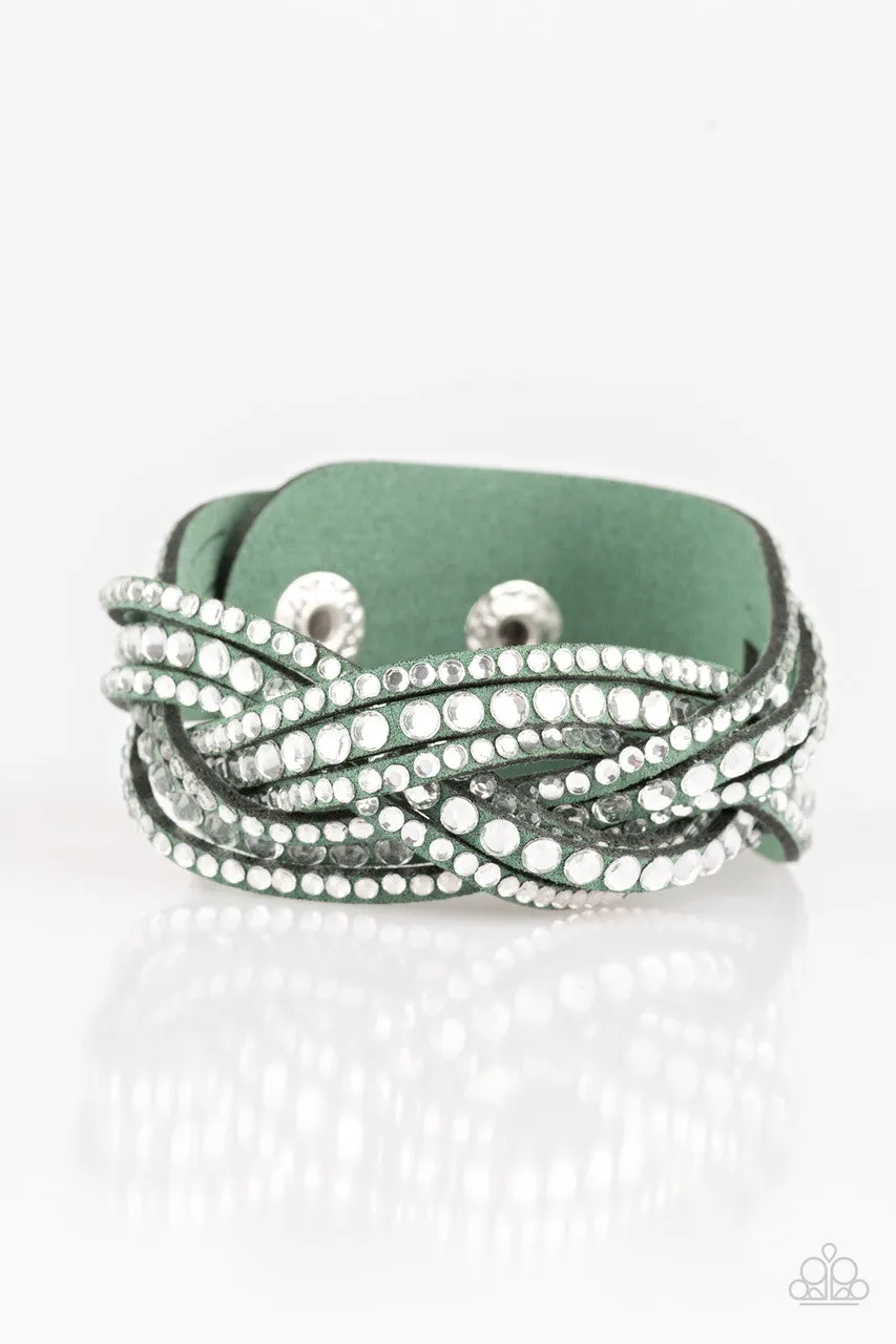 Bring on the Bling Green Paparazzi Bracelet