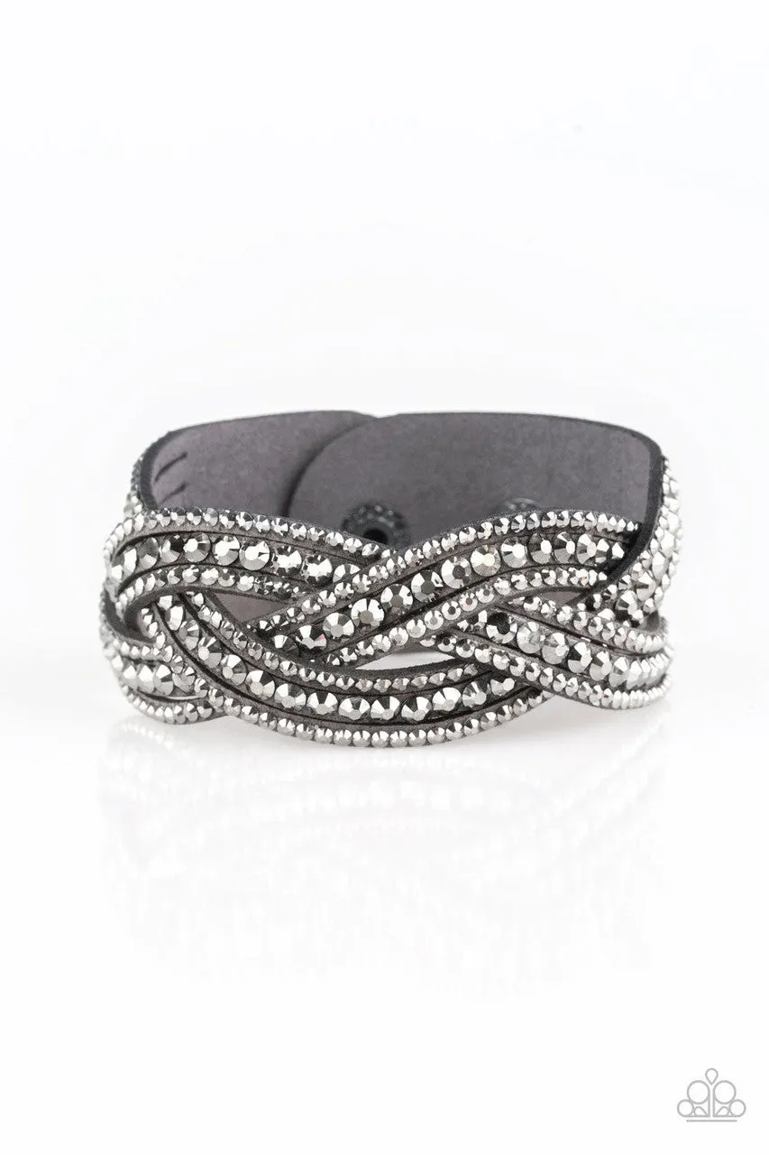 Bring on the Bling Silver Paparazzi Bracelet