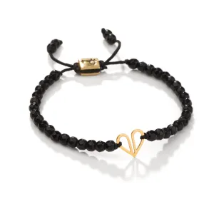 Brocken Heart Stone Bracelet