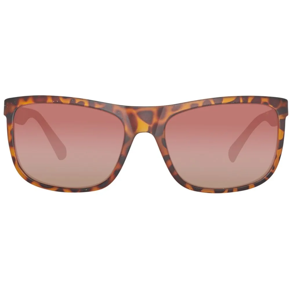 Brown Plastic Plastic Plastic Sunglasses