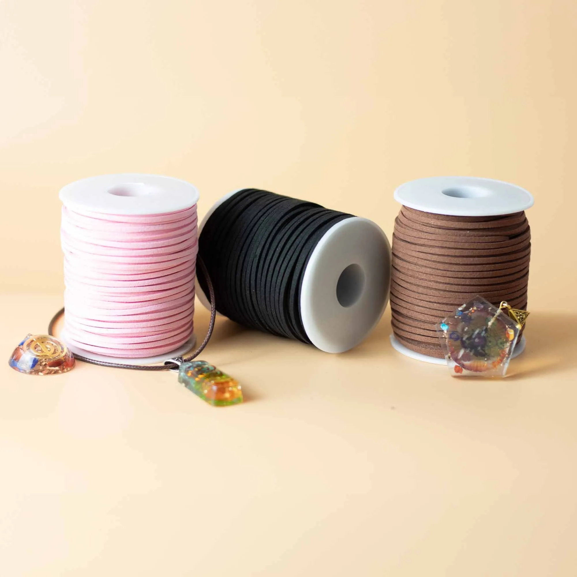 Bulk Roll Pendant Cord -  2.5mm x 45m - Tan A120