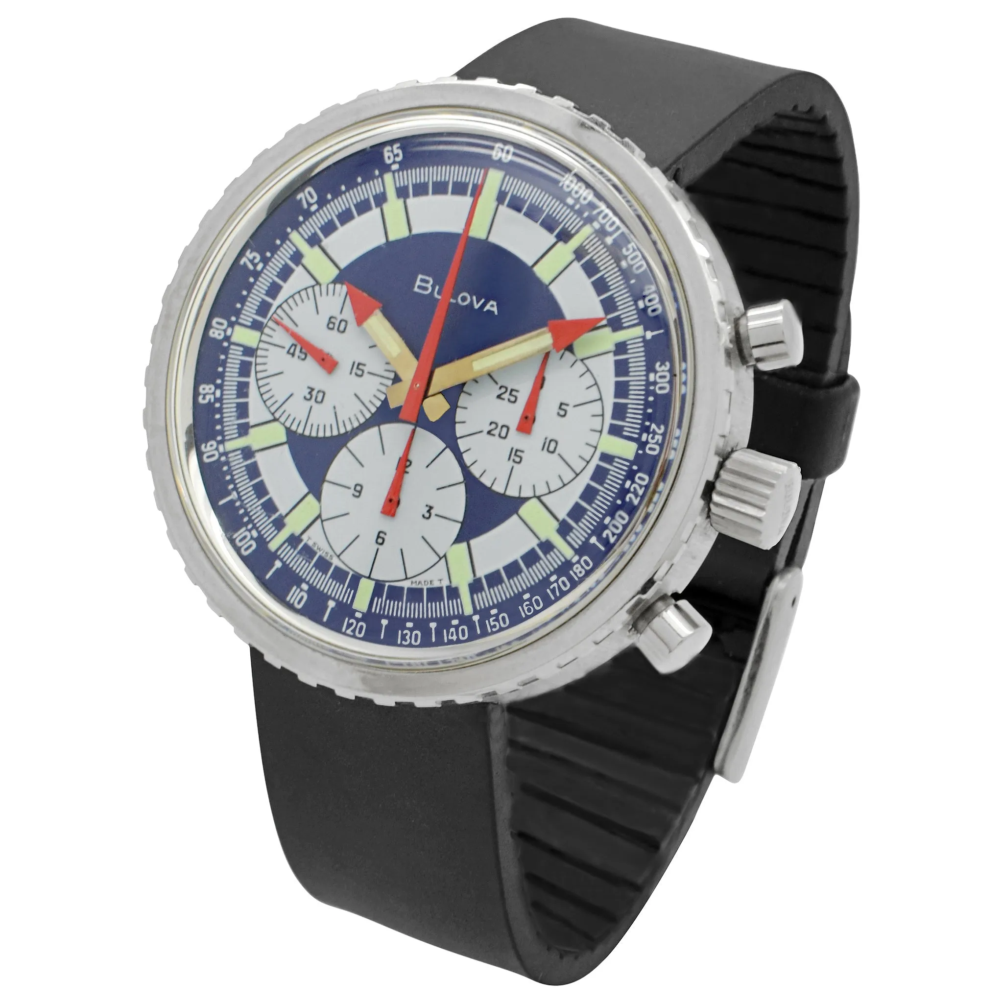 Bulova Chronograph C Stars and Stripes 96K101 White, Blue & Red Dial Automatic Men's Watch
