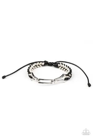 Bungee Bungalow Black Paparazzi Bracelet