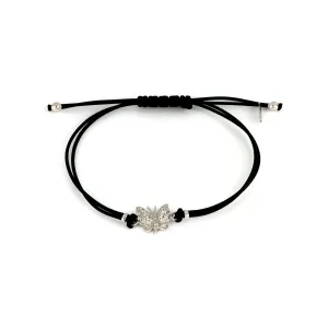 Butterfly Silk Cord Bracelet
