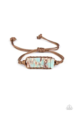 Canyon Warrior Blue Paparazzi Bracelet