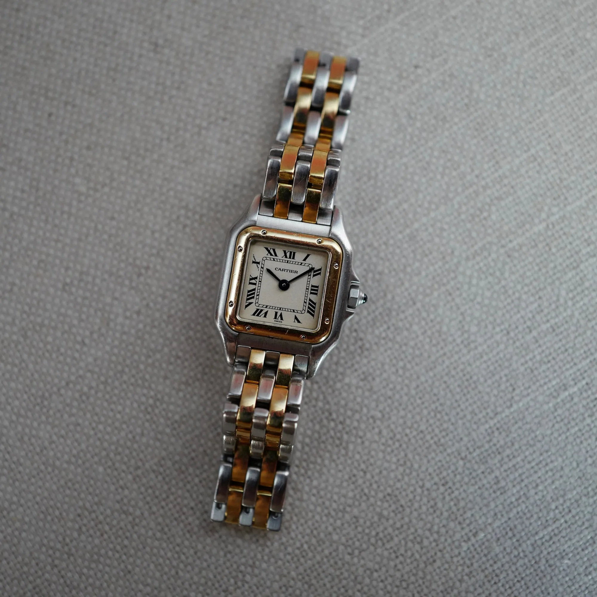 Cartier Two Tone Ladies Panthere Ref. W25029B6