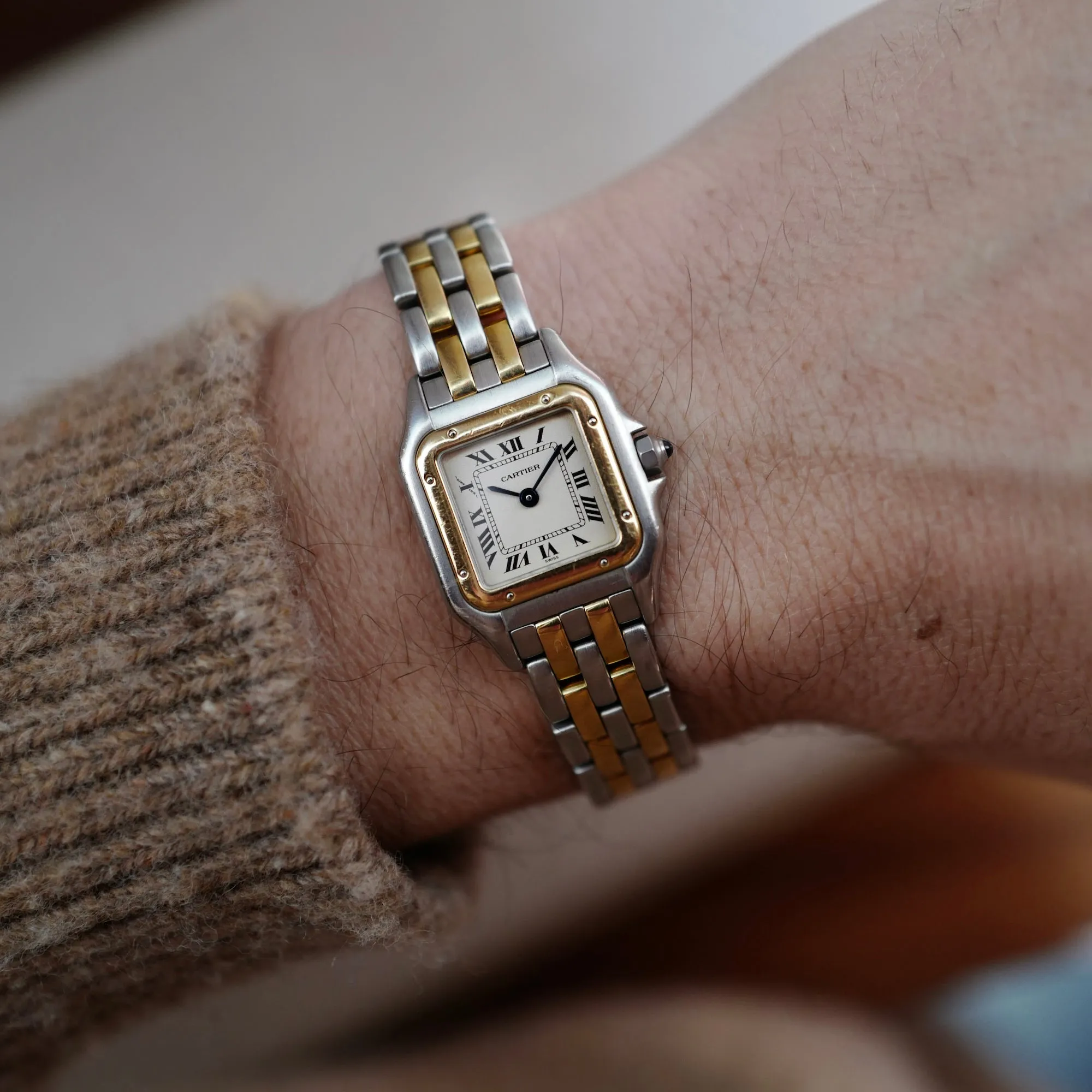 Cartier Two Tone Ladies Panthere Ref. W25029B6