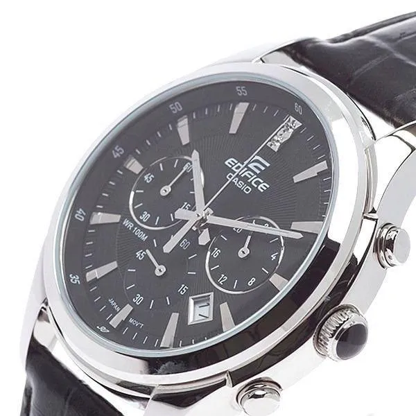 Casio Edifice EFR-517 Men's Chronograph Leather Watch
