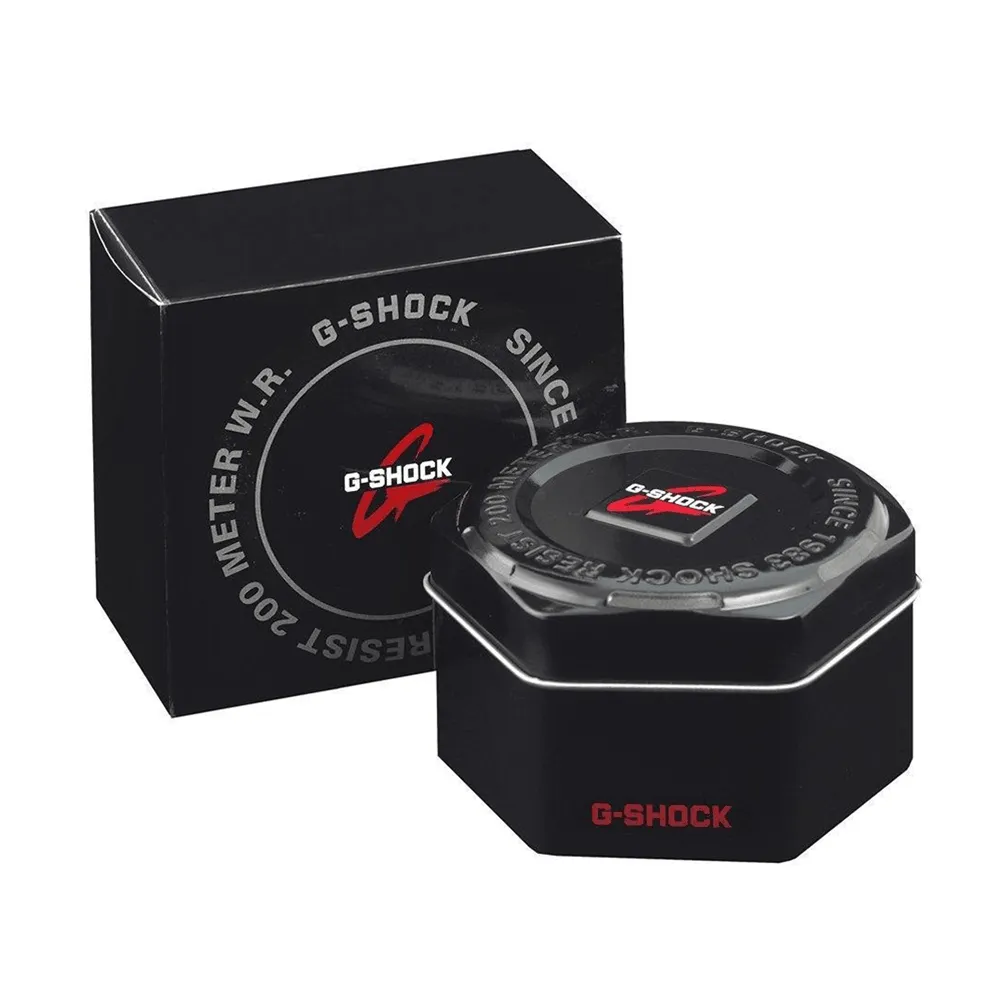 Casio G-Shock Black Dial Resin GA110BW-1A
