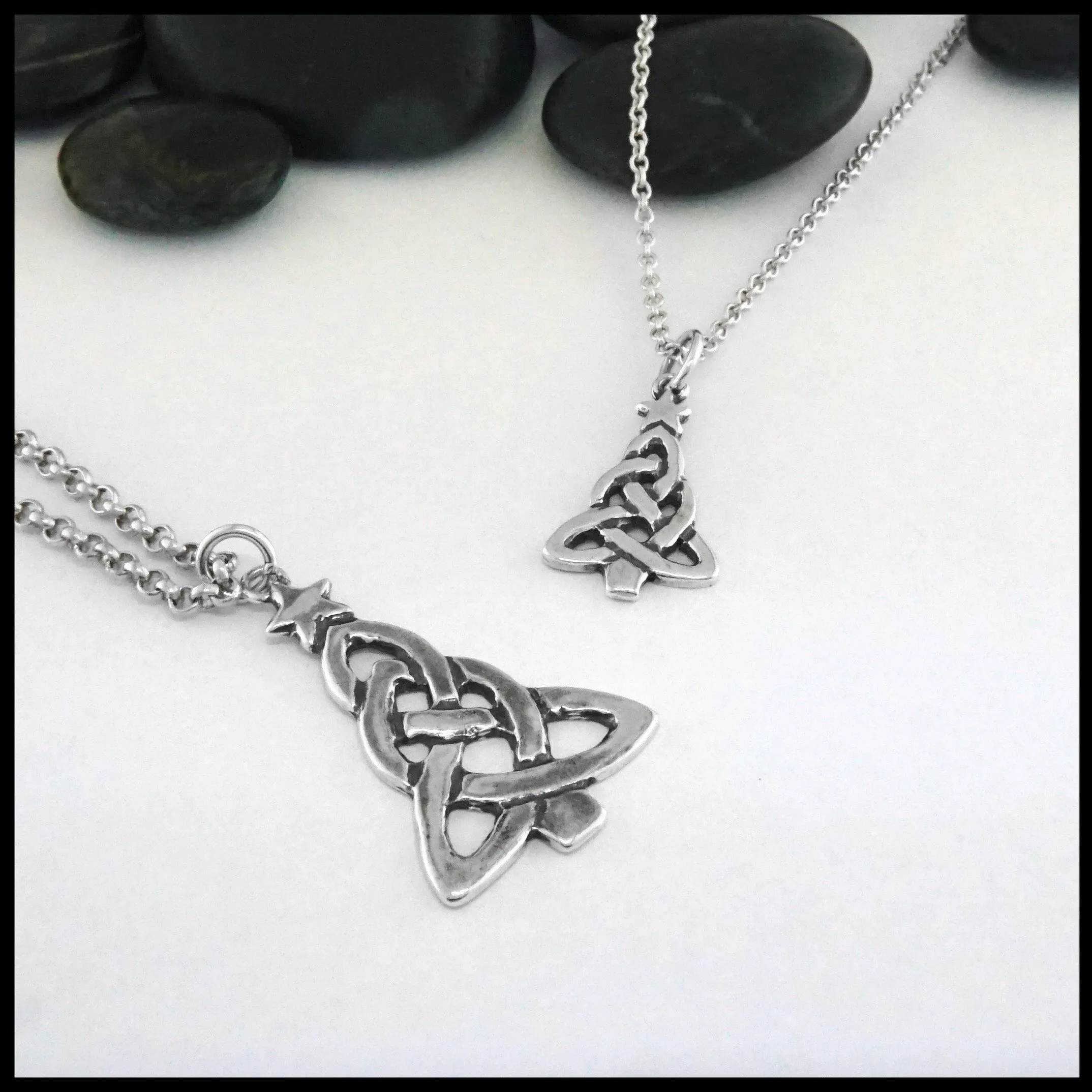 Celtic Christmas Tree Pendant