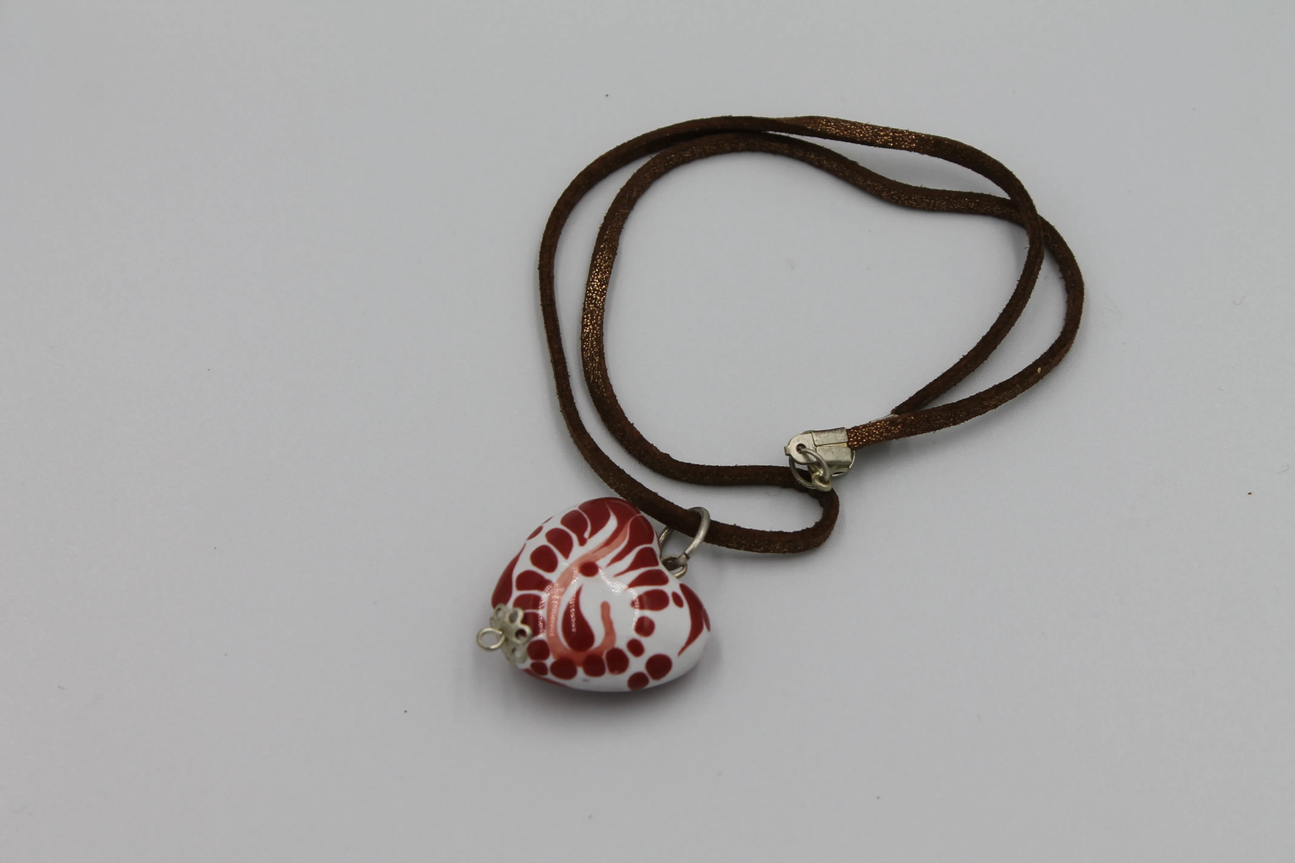 Ceramic Heart Talavera Necklaces