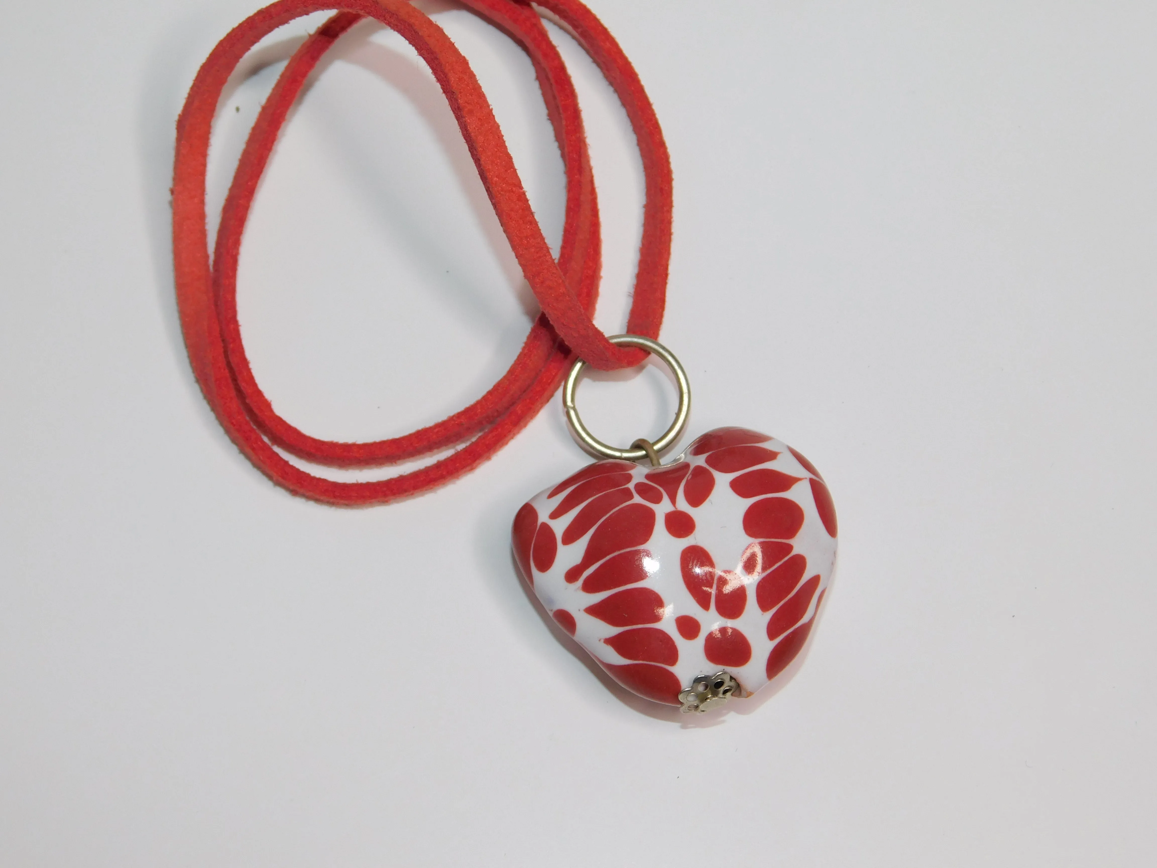 Ceramic Heart Talavera Necklaces