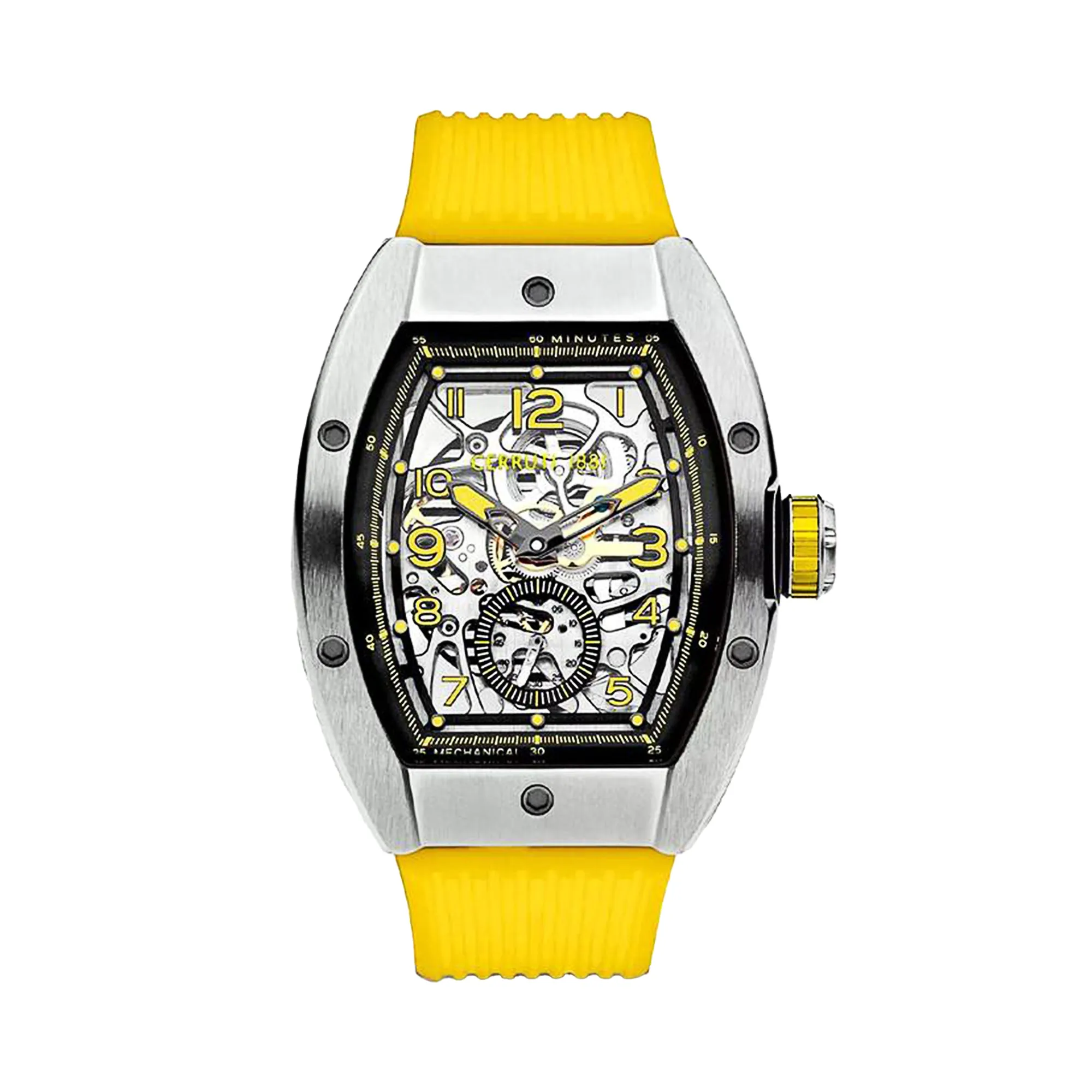 Cerruti 1881 Men's Silicone Strap Analog Watch