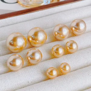 Champagne Color Pearl Earrings