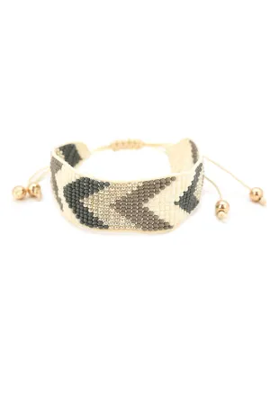 Chevron Bead Bracelet