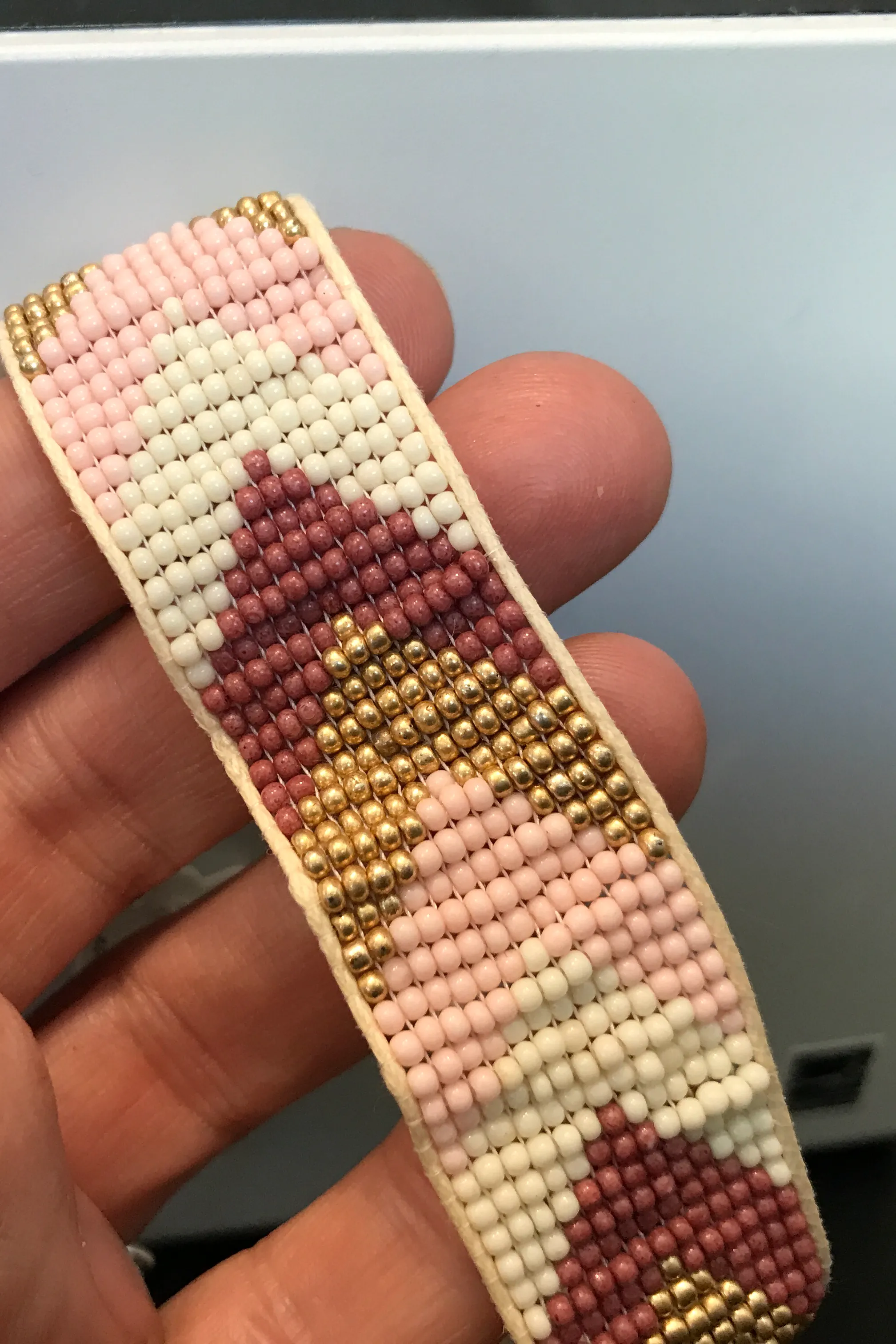 Chevron Bead Bracelet