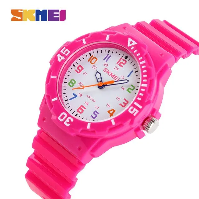 Children Wristwatches Kids Clock Boys Girls Students Watch Brand SKMEI Watches 50m Waterproof Quzrtz Watches relogios feminino