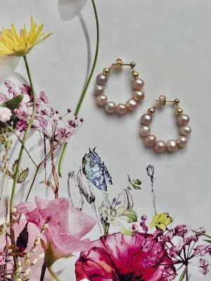Chunky Hoops Pink