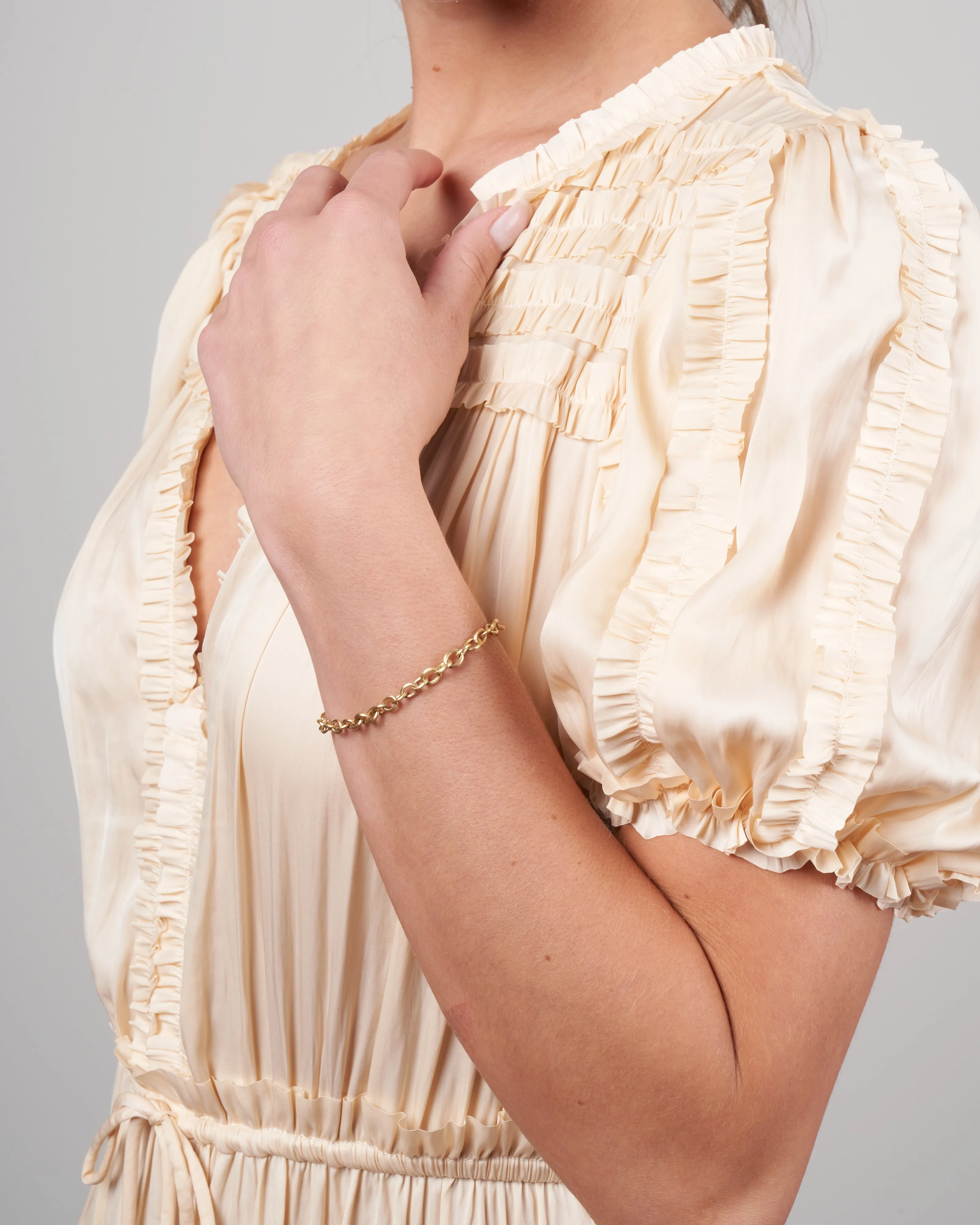city link extra small bracelet - yellow gold