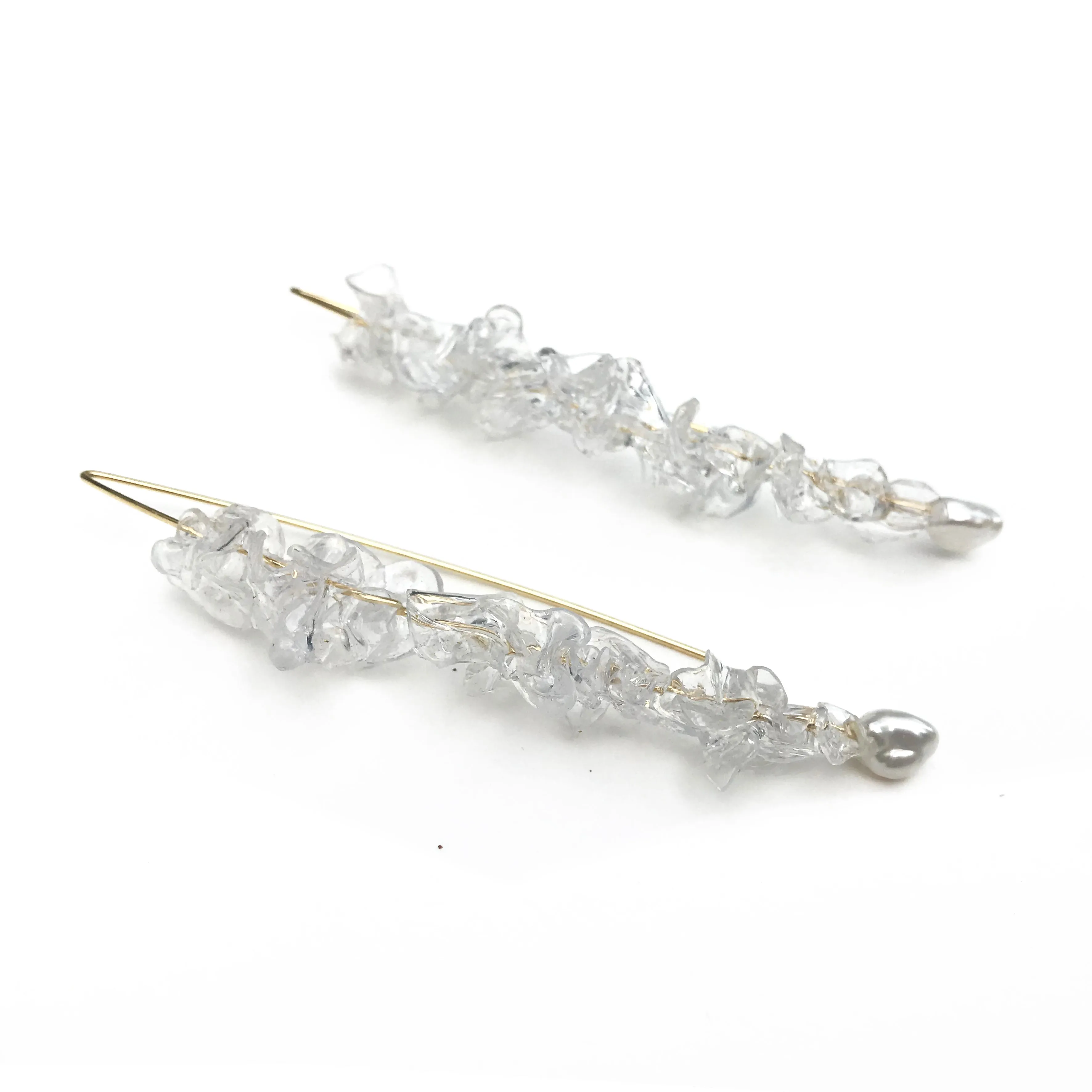 Clear Ashes Earrings
