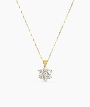Cluster Diamond Pendant