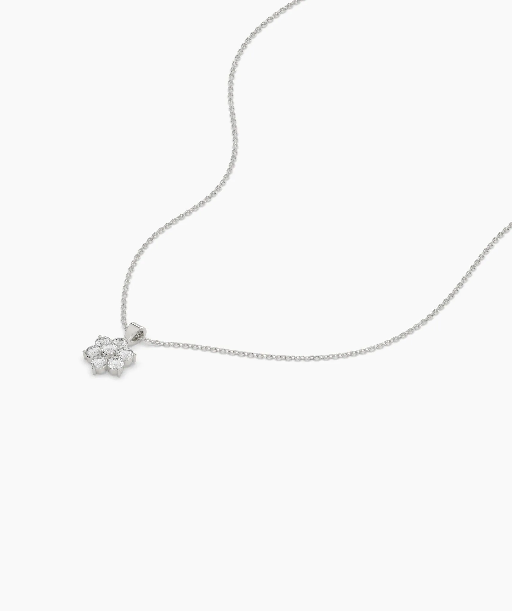 Cluster Diamond Pendant
