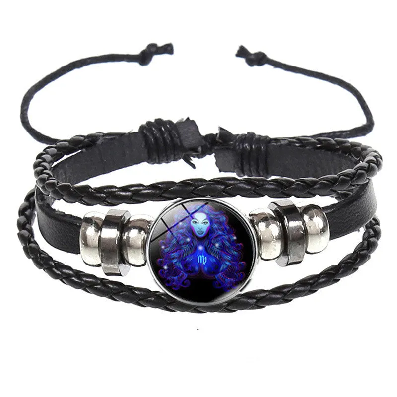 Constellation Layer Braided Luminous Starry Bracelet