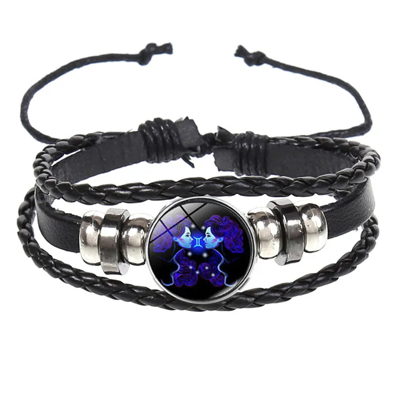 Constellation Layer Braided Luminous Starry Bracelet