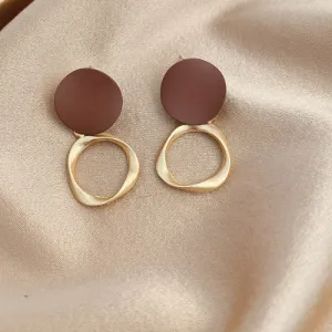 Contemporary Drop Earrings