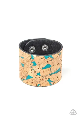 Cork Congo Blue Paparazzi Bracelet