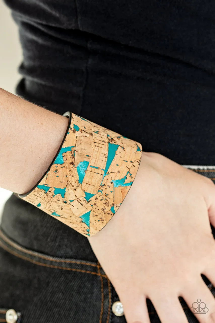 Cork Congo Blue Paparazzi Bracelet