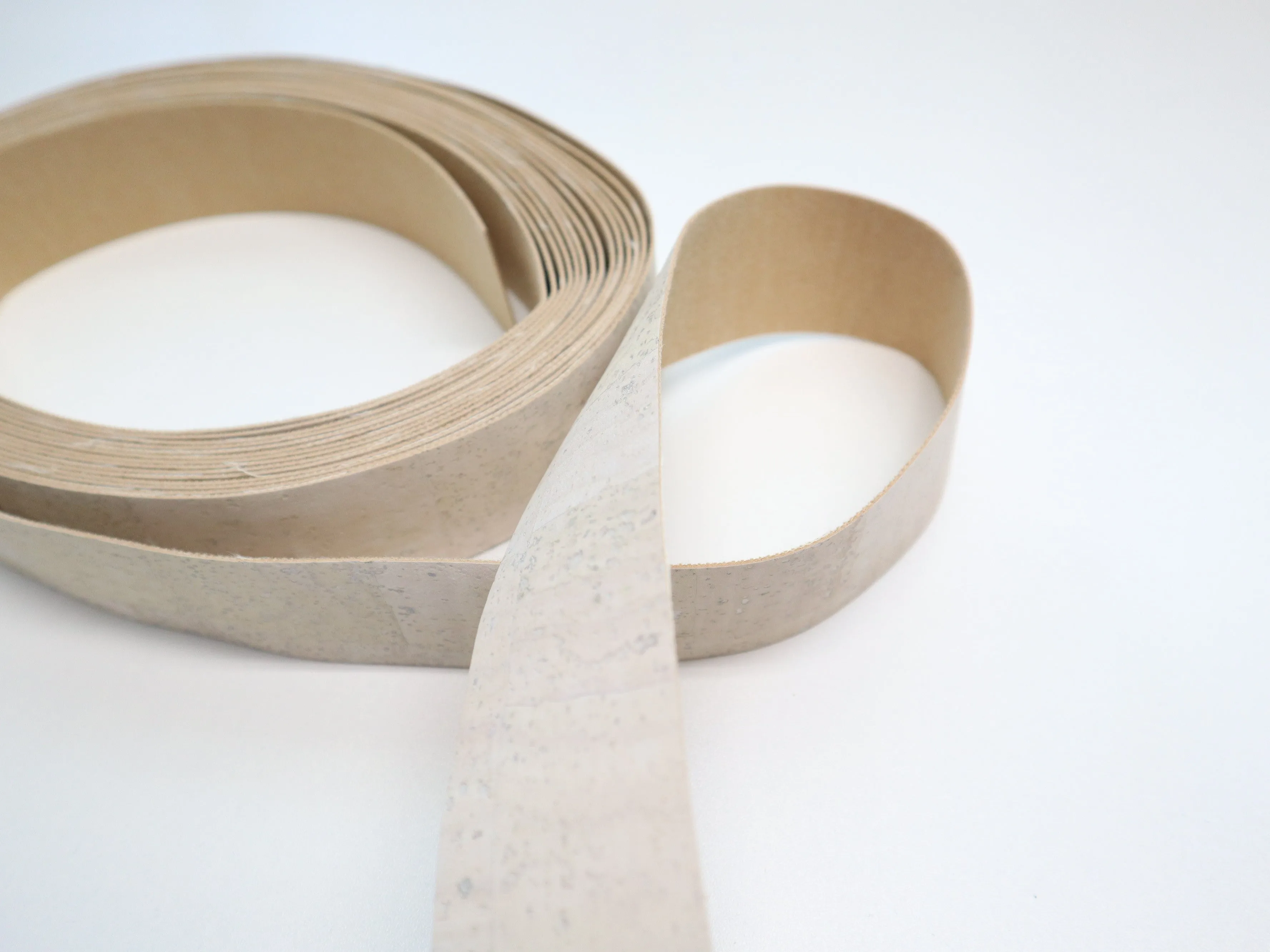 Cork Ribbon By the Yard - White