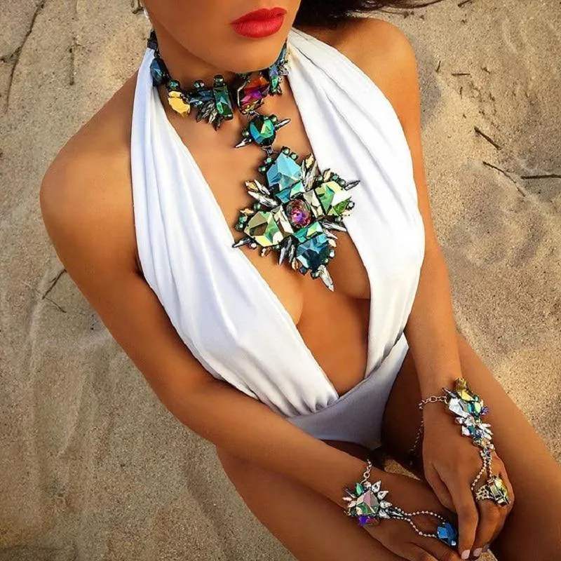Crystal Choker Necklace