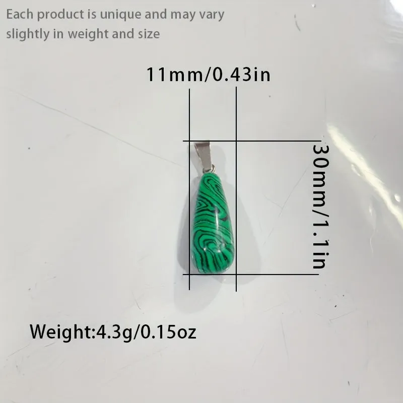 Crystal Column Pendants for Jewelry Making DIY Bracelet Necklace