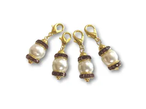Crystal CP - #056 Set of 4 Stitch Markers