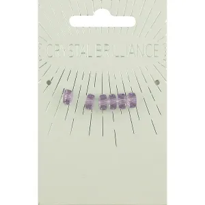 CRYSTAL CROW 6MM FACETED 6PC