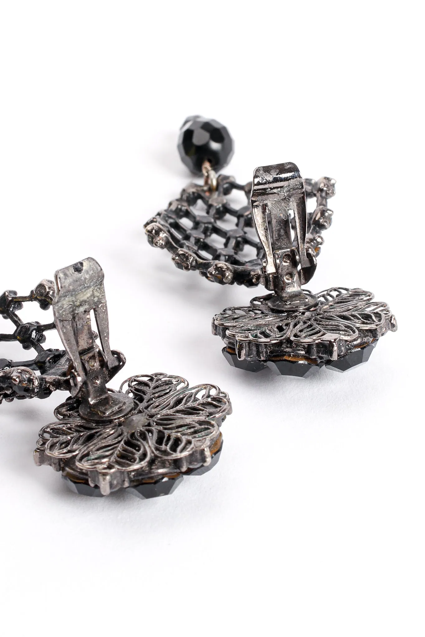 Crystal Lattice Drop Earrings