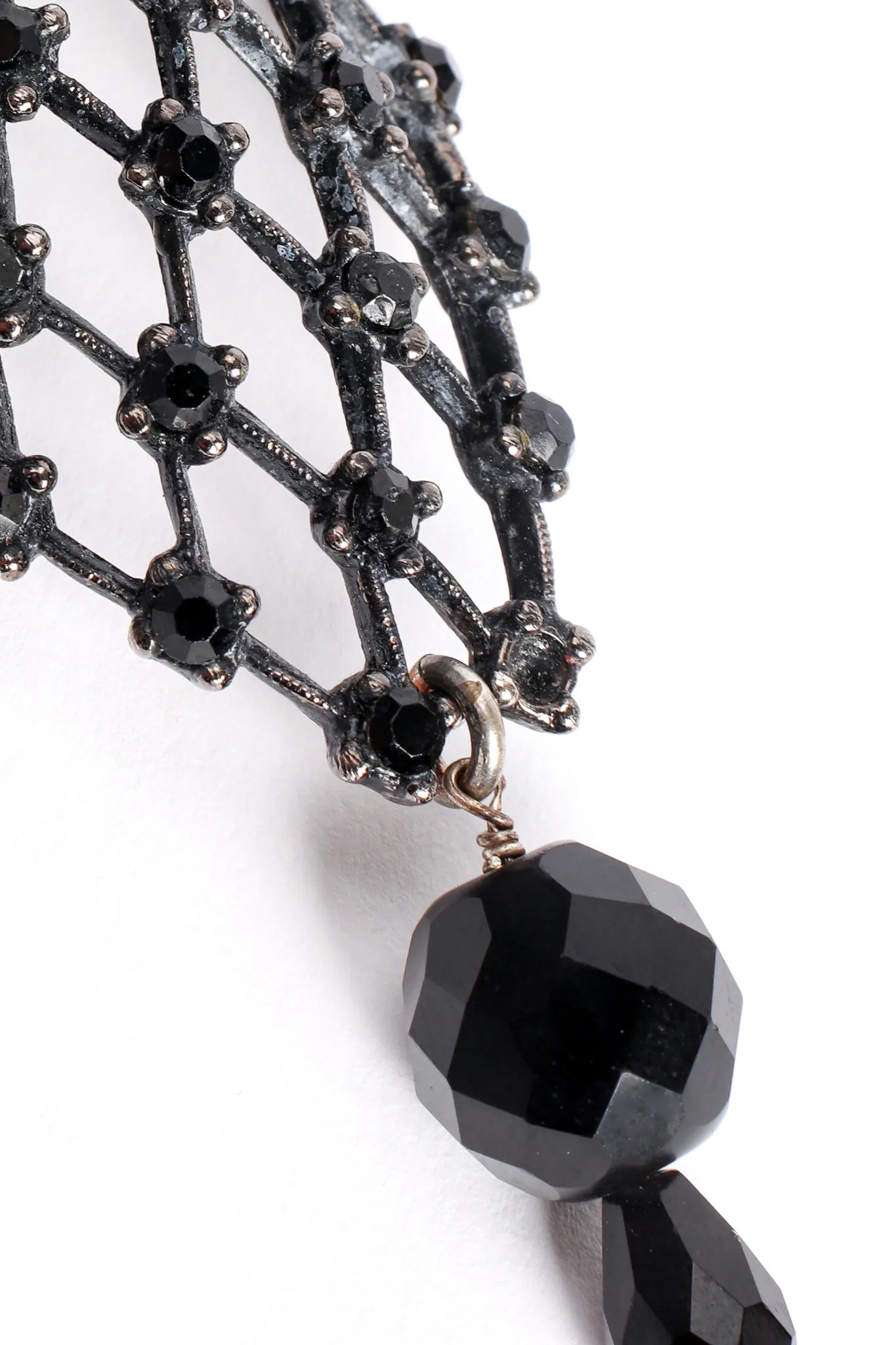 Crystal Lattice Drop Earrings