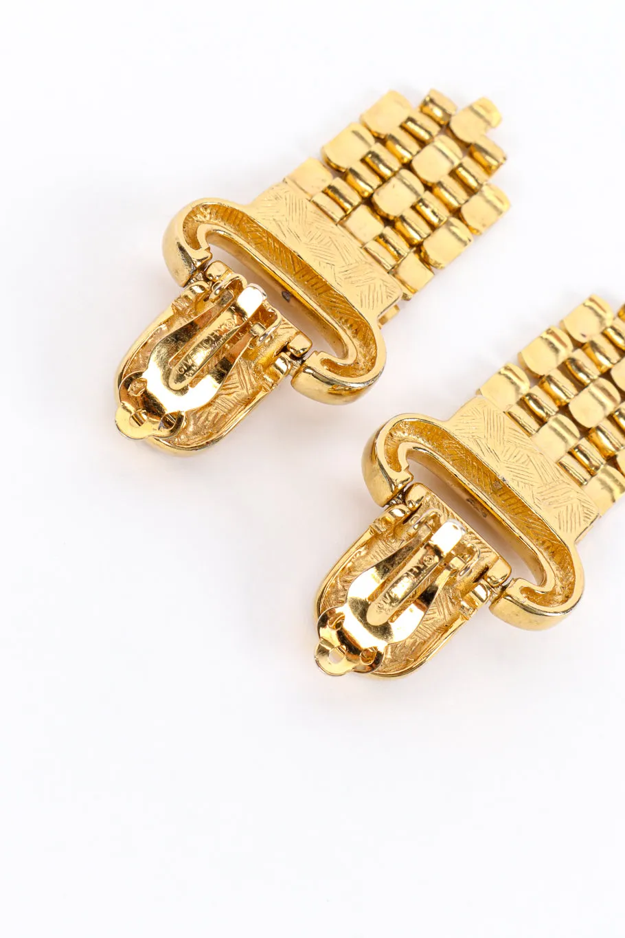 Crystal Panther Chain Drop Earrings