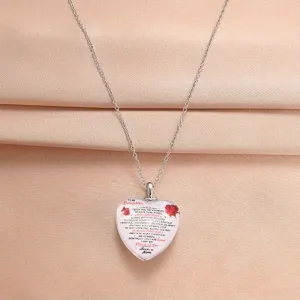 Crystal Pendant Necklace for Daughter - Thanksgiving Christmas Birthday Gift