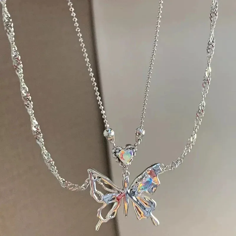 Crystal Tassel Necklace
