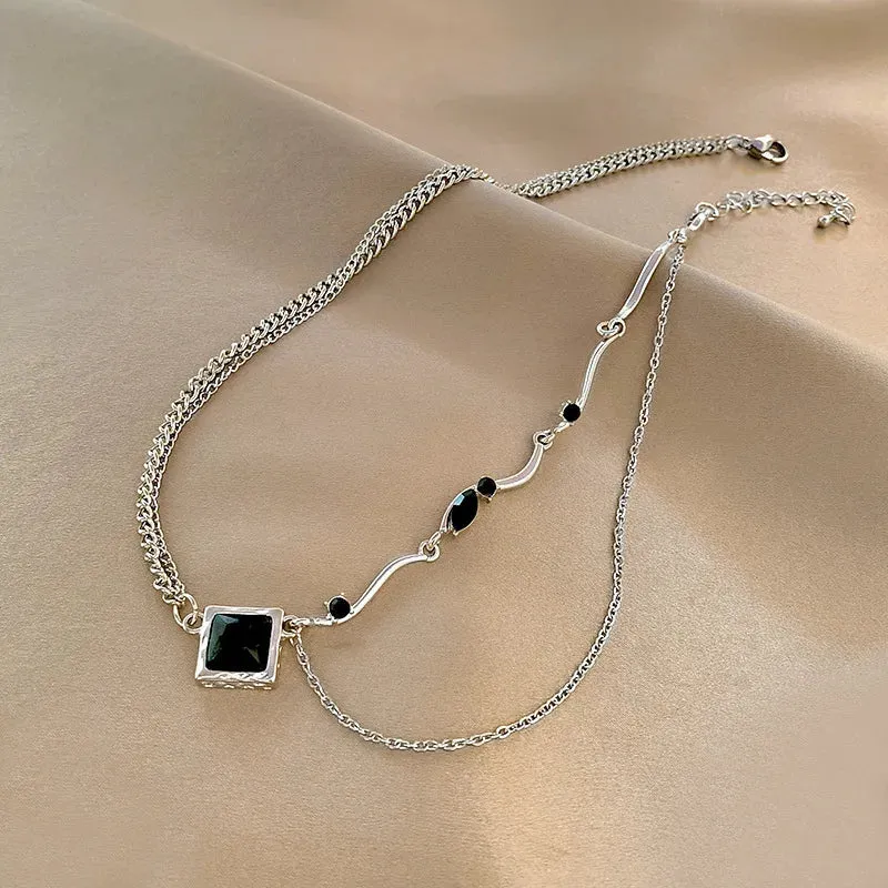 Crystal Tassel Necklace