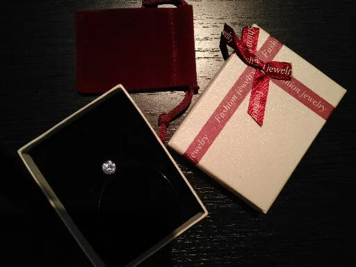 Crystal Zircon Charm Pendant Necklace