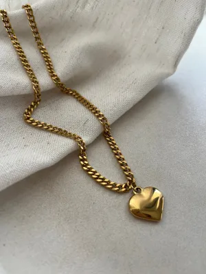 Cuban Link with Heart