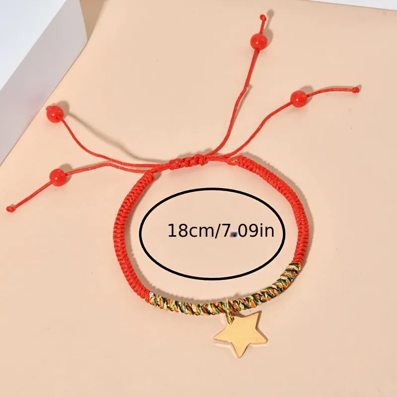 Customizable Braided Rope Bracelets with Names