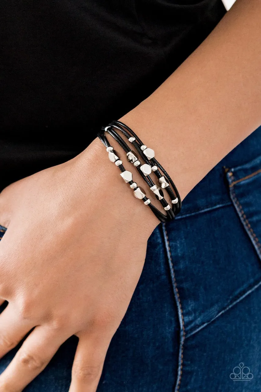 Cut the Cord Black Paparazzi Bracelet