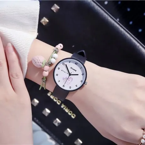 Cute UnicornPatterned Quartz Wristwatches